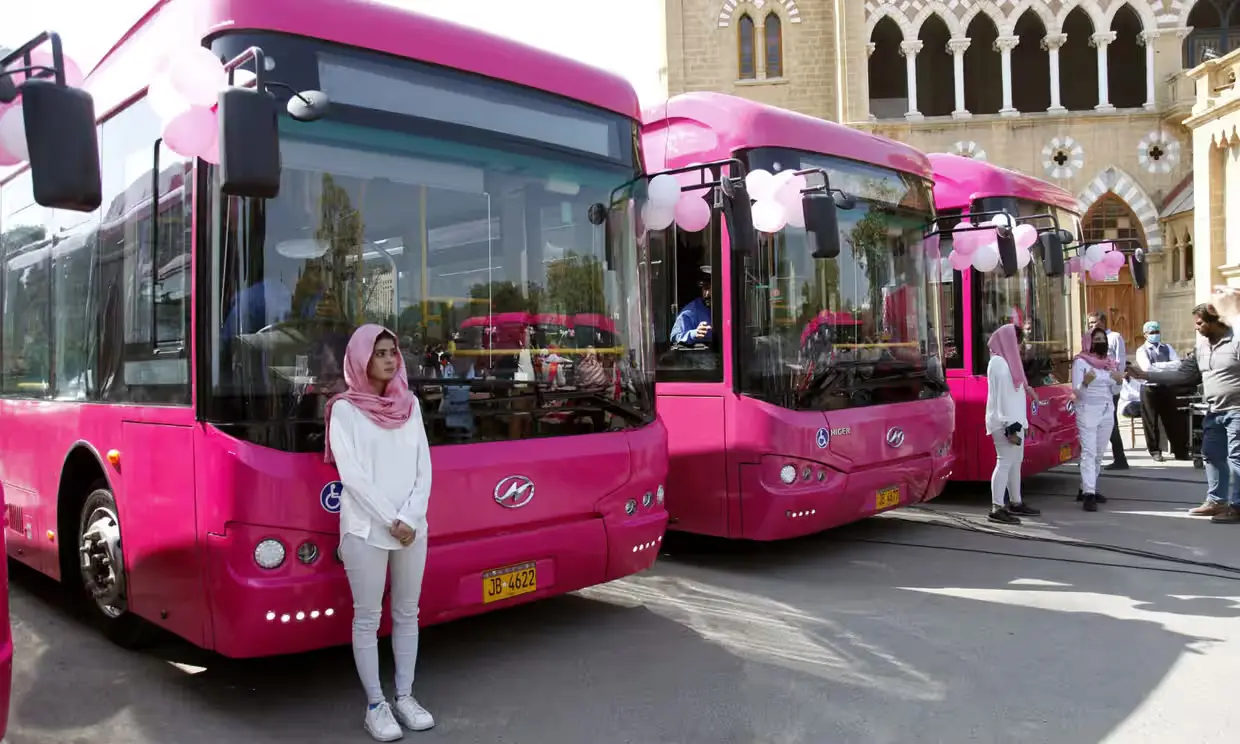 New Initiative: Exclusive Pink Buses for Teacher and Students In Punjab