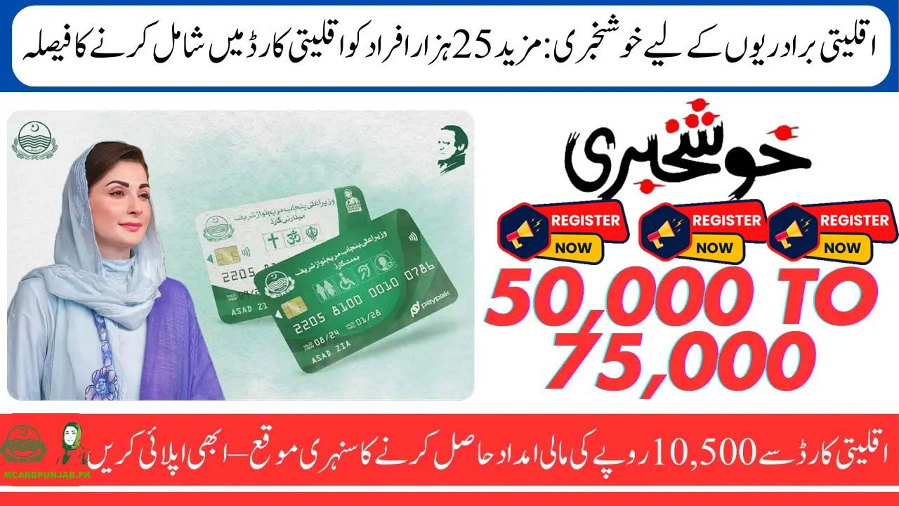 CM Punjab Increased Amount of Minority Cards To 50,000 Families To 75,000 Families