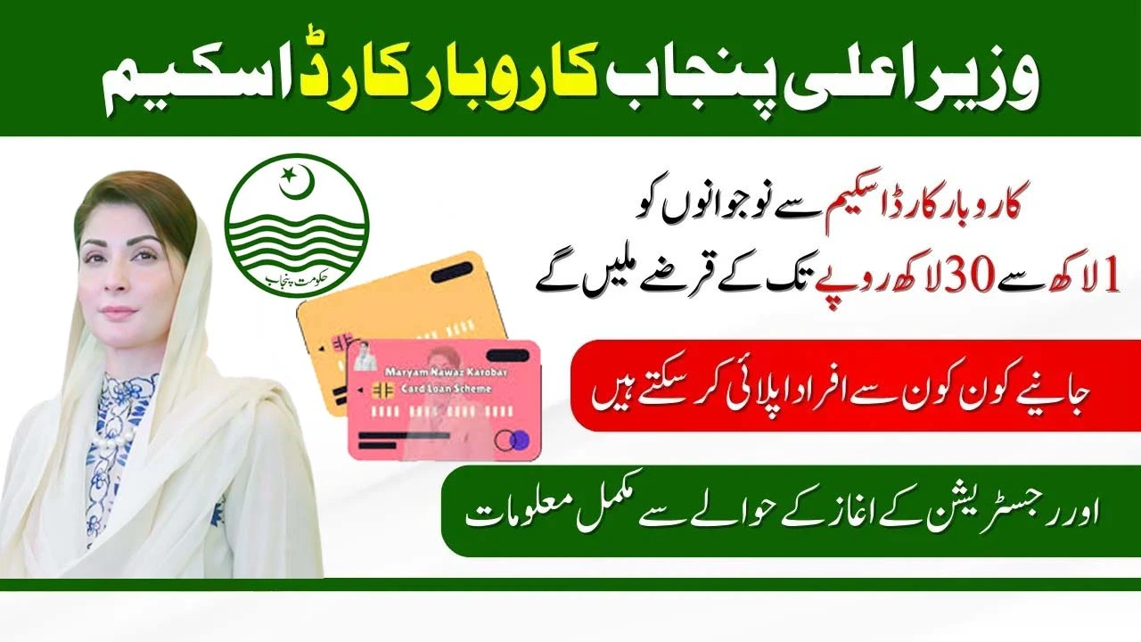 CM Punjab Launch Karobar Card Loan Scheme: Interest-Free Loans for Small Businesses