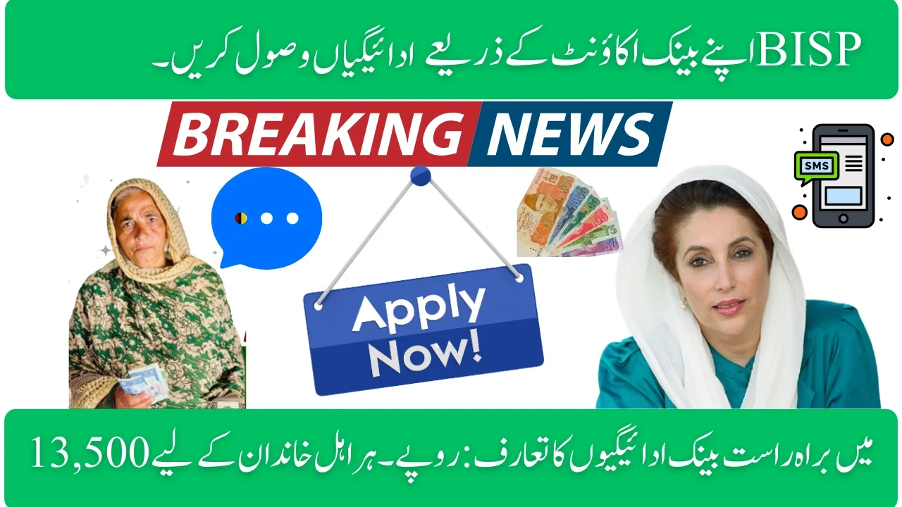 BISP 8171 Introduces Direct Bank Payments in 2025: Rs. 13,500 for Every Eligible Family